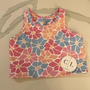 Caden Lane Pastel Floral Tank Top